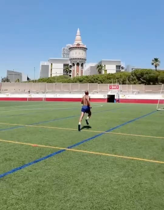 Pitch session: sprint and change-of-direction work