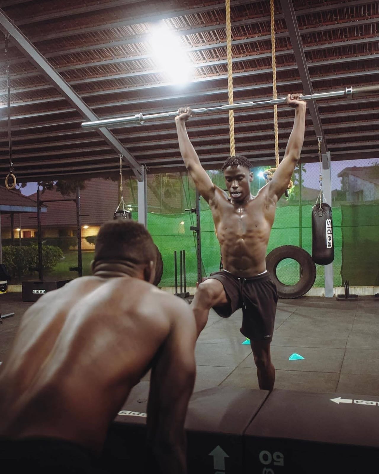 Individual session, bar and rope work